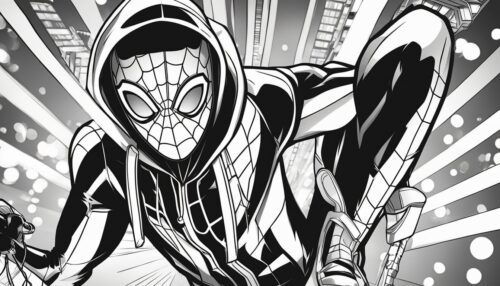 Miles Morales Coloring Pages