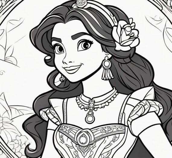 Elena Of Avalor Coloring Pages : 100 Free Colorings Book