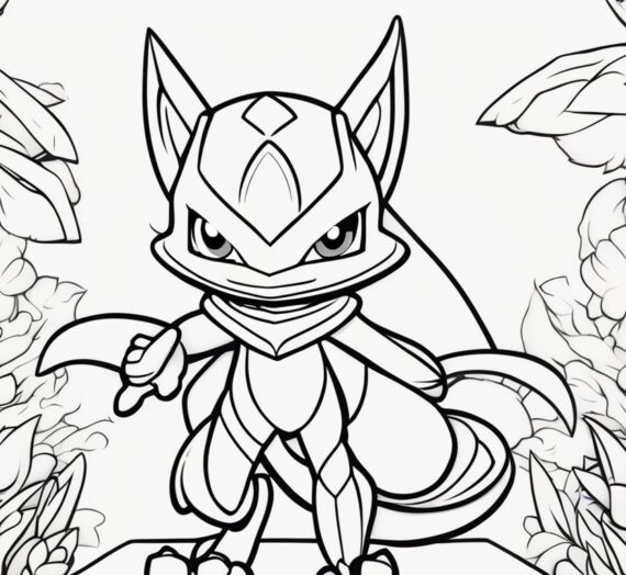 Greninja Coloring Pages: 22  Free Colorings Book