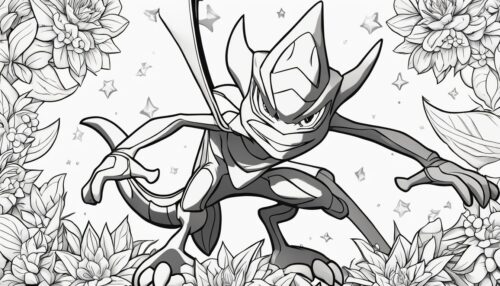 Greninja Coloring Pages