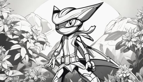 Greninja Coloring Pages