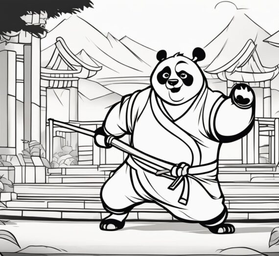 Kung Fu Panda 4 Coloring Pages: 29 Free Colorings Book